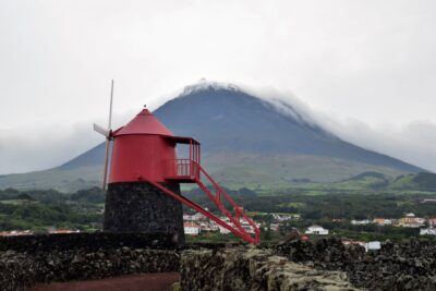 Pico vulkaan wijngaarden